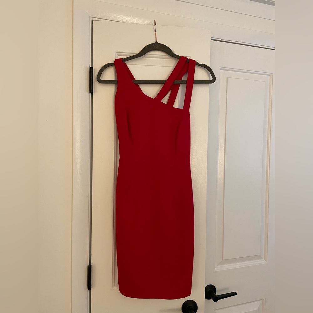 Andrea Pollizi for Rex Lester Red Cocktail Dress